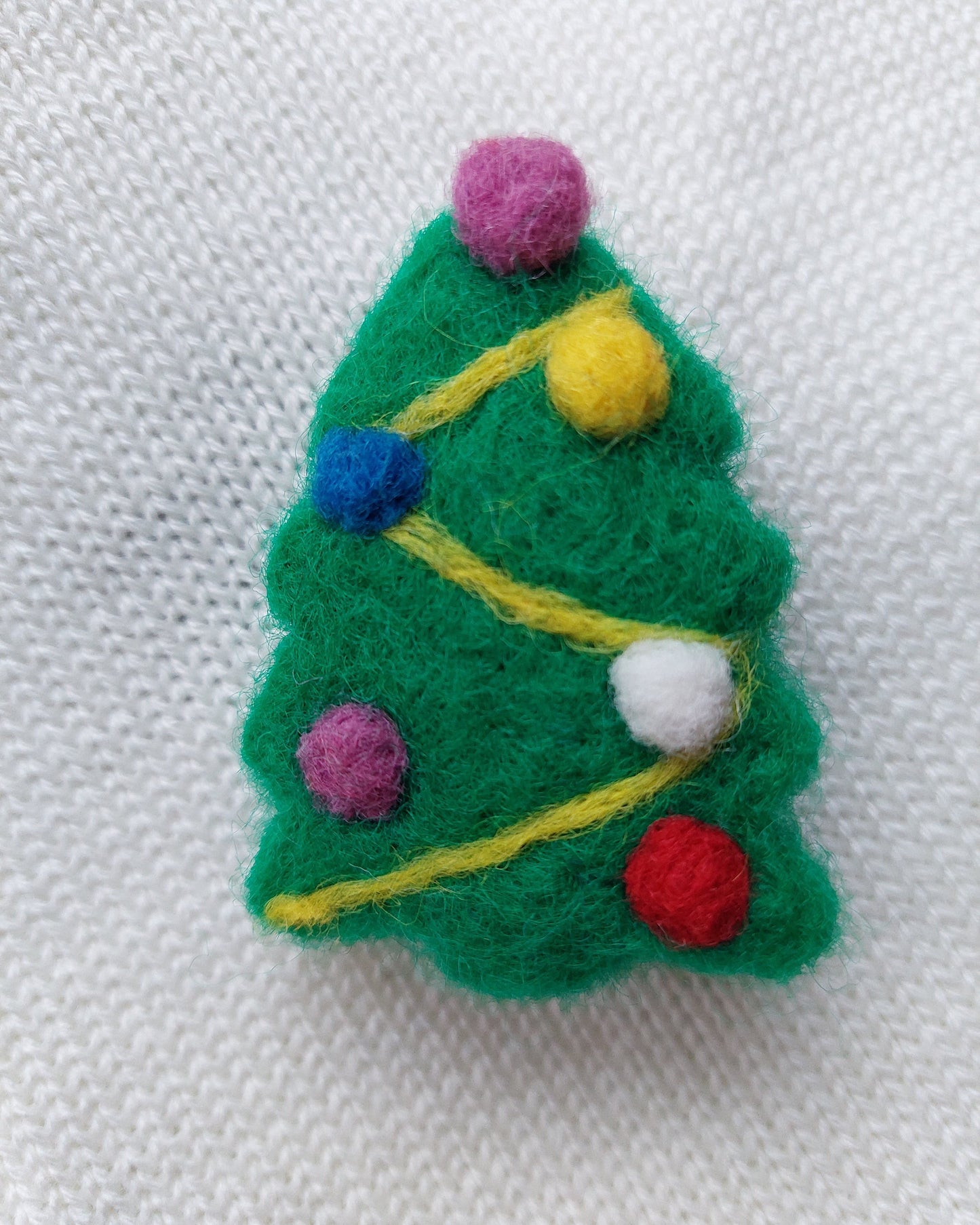 Christmas tree pin