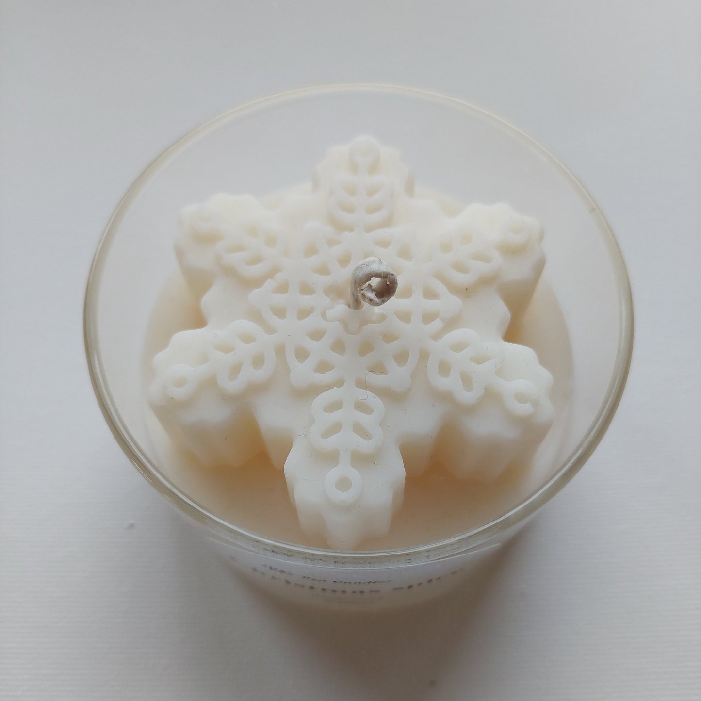 Snowflake candle