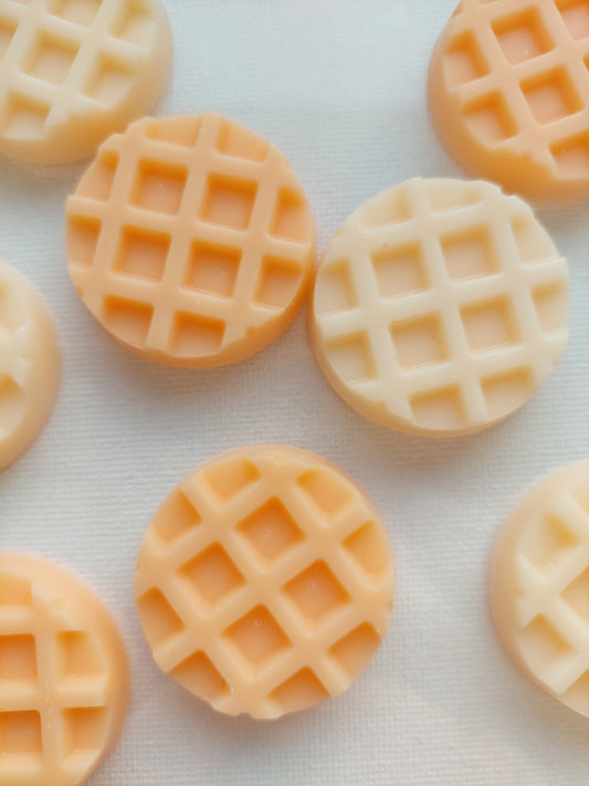 Lea Candles Soy Wax Melts Waffles. Melted waffles in strong Vanilla scent