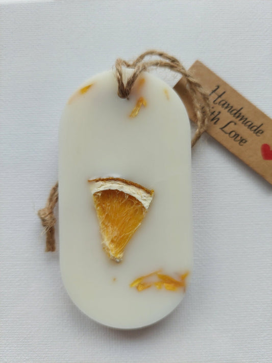 Soy wax Aroma sachet with Orange Cinnamon Scent - Lea CandlesSoy wax Aroma sachet with Orange Cinnamon Scent