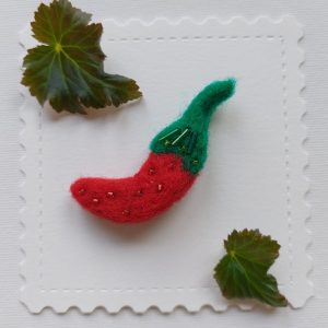 pepper brooch