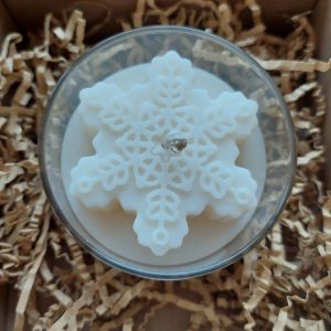 SNOWFLAKE jar candle