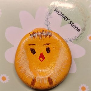chick worry stone