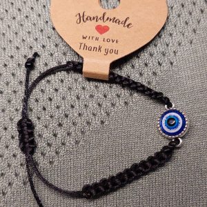 EVIL EYE Protection Black String Bracelet