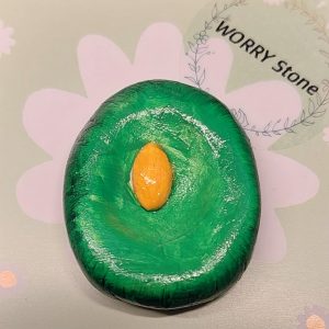 avocado worry stone